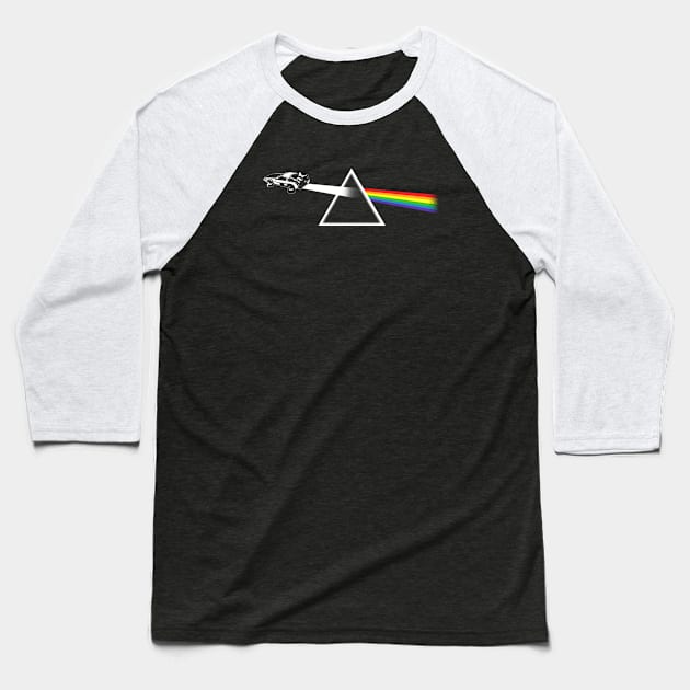 BACK TO THE FUTURE - prism Baseball T-Shirt by ROBZILLANYC